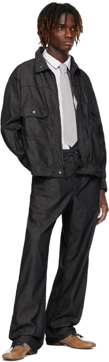 Takki Engineered Garments Engineered Garments Trucker Denim Jacket Musta | 25S1D007, 3