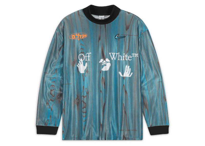 Jersey Off-White Nike x 001 Soccer Jersey (Asia Sizing) Blue Vihreä | DN1701-411