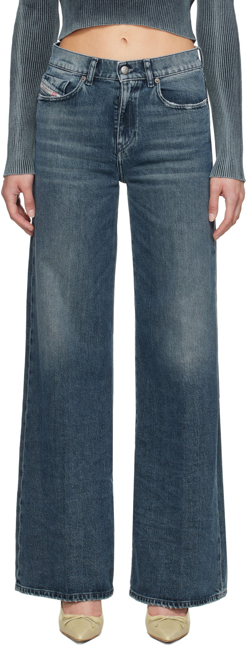 Jeans Diesel Diesel 1978 D-Akemi Flare Jeans Sininen | A03624 007Y7