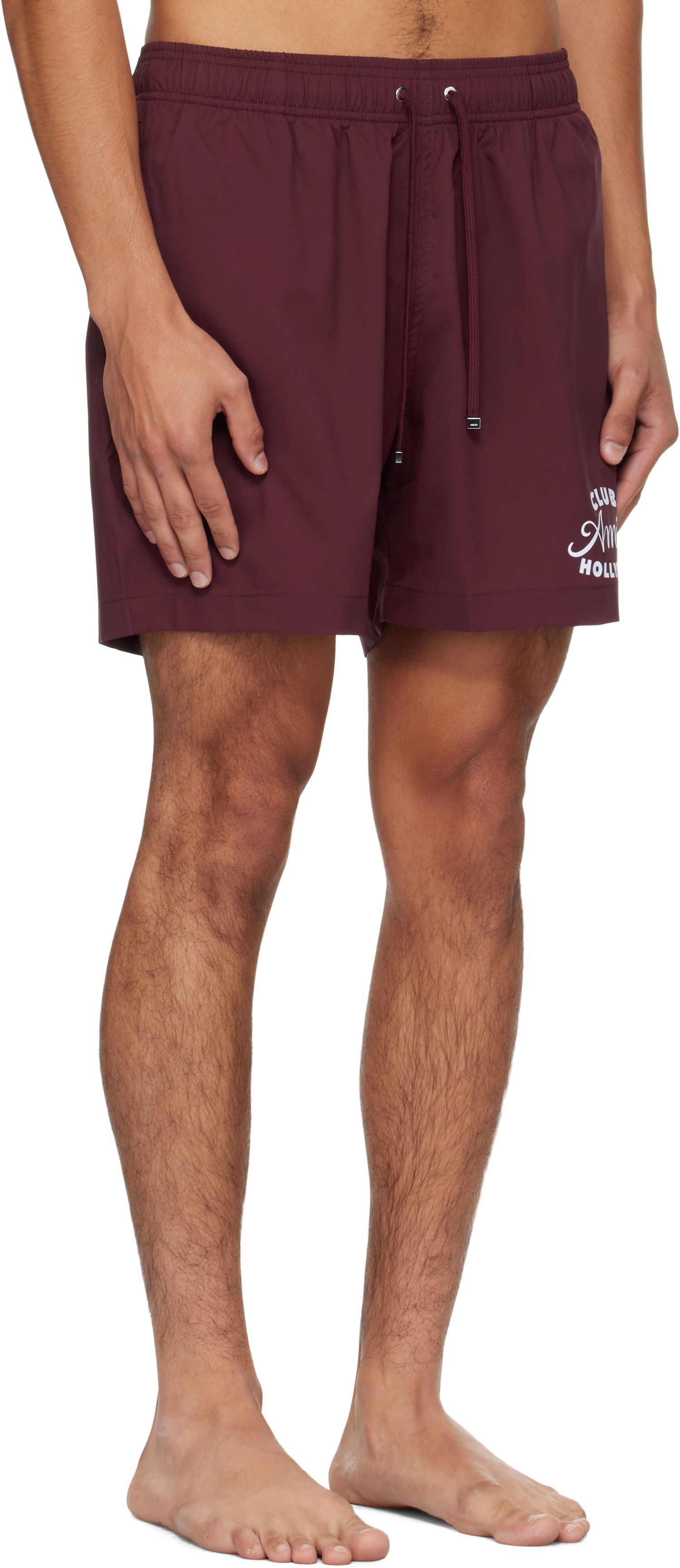 Shortsit AMIRI AMIRI 'Club Amiri' Swim Shorts Burgundia | AMSWTK1045, 1