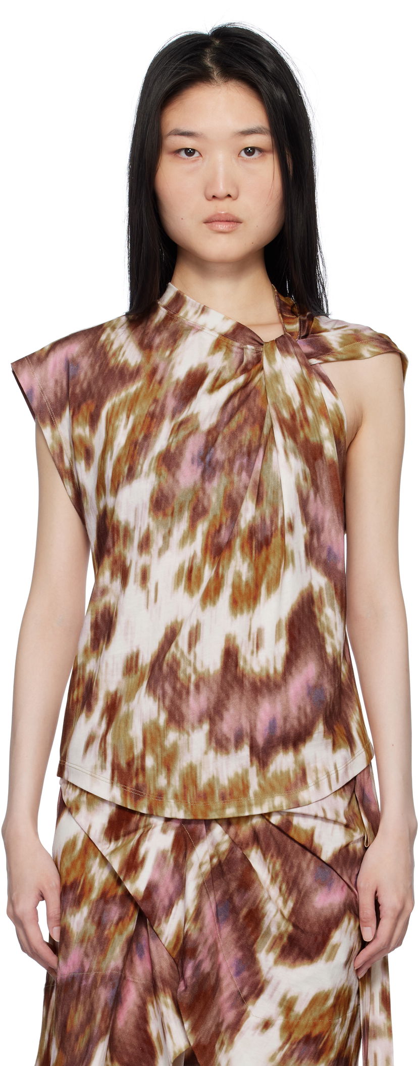 Tankkitoppi Isabel Marant Étoile Isabel Marant Etoile Nayda Tie Dye T-Shirt Monivärinen | 25PTS0175FA-C1N09E