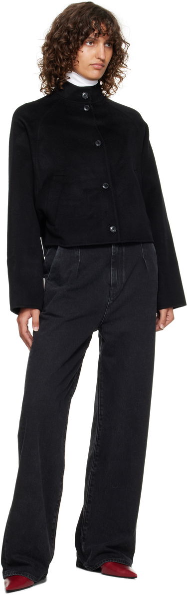 Takki Loulou de Saison Loulou de Saison Nyma Cropped Wool Jacket Musta | NYMA, 3