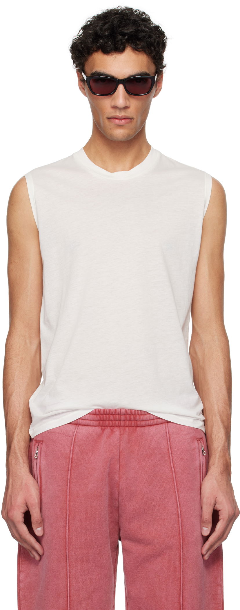 Tankkitoppi OUR LEGACY OUR LEGACY Breathe Tank Top Valkoinen | M2256BWH
