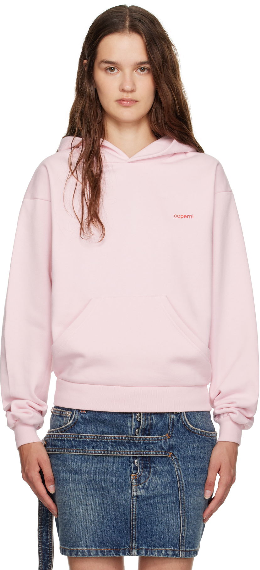 Huppari Coperni Coperni Logo Hoodie Vaaleanpunainen | COPJS15F5035