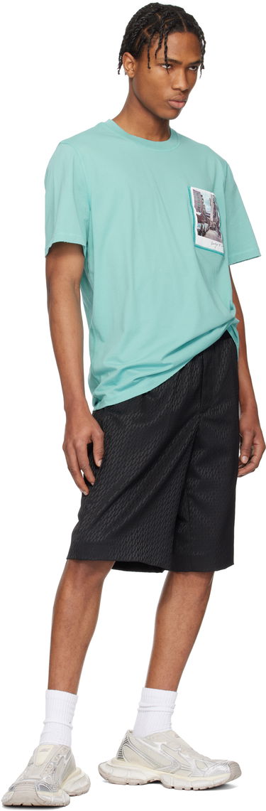 T-paita Helmut Lang Helmut Lang Brooklyn Postcard T-Shirt Vihreä | O10HM516, 3