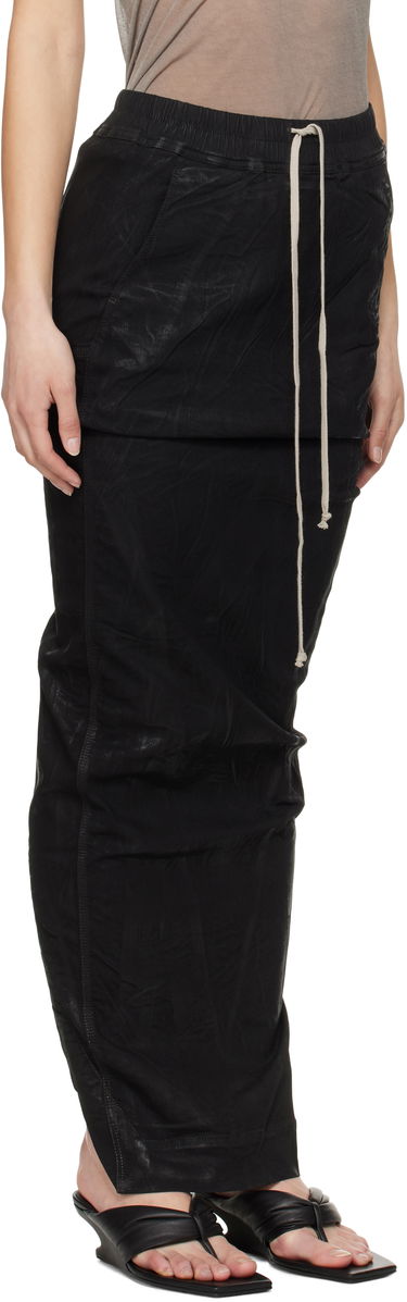 Hame Rick Owens Rick Owens DRKSHDW Hollywood Pull On Pillar Denim Maxi Skirt Beige | DS01E3332 SCF, 4