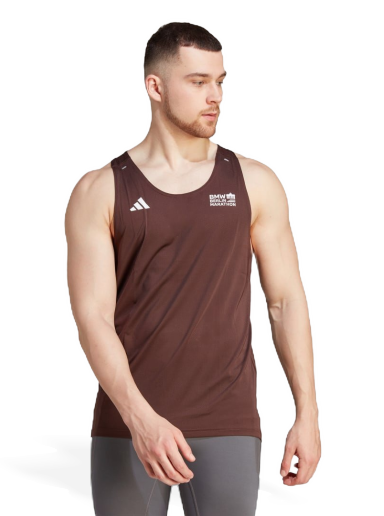 Tankkitoppi adidas Originals BMW Berlin Marathon 2023 Ruskea | IP3602