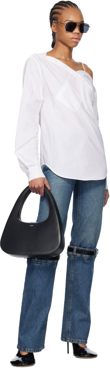 Jeans Coperni Coperni Hybrid Jeans with Straps Sininen | COPP32F2014, 3