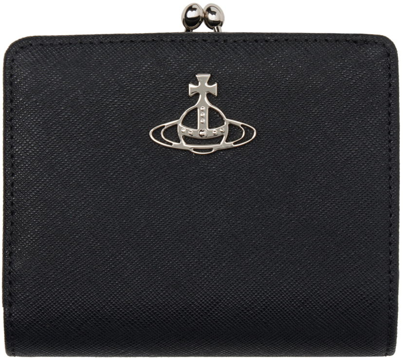 Lompakko Vivienne Westwood Black Frame Pocket Wallet Musta | 5115002YW-L001N-