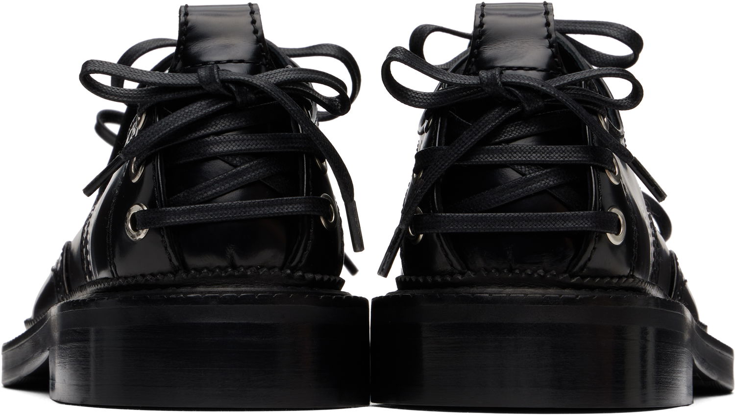 Vaatteet Simone Rocha Simone Rocha Multi-Lace Cutout Brogues Musta | BRG12 0740, 1
