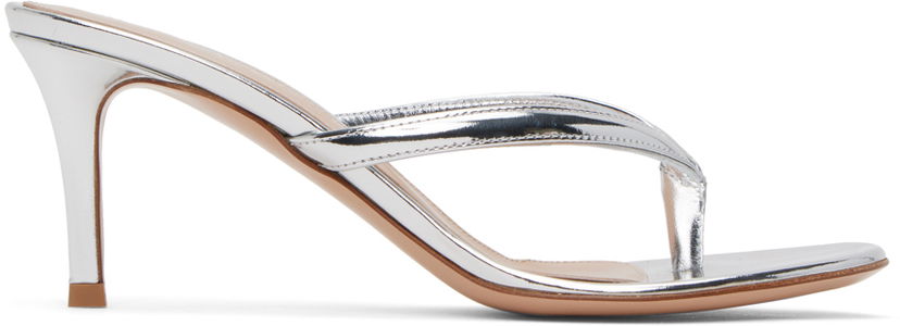 Tennarit ja kengät Gianvito Rossi Gianvito Rossi Calypso Thong Heeled Sandals Metallinen | G11260.70RIC.MET