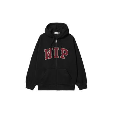 Huppari Carhartt WIP Carhartt WIP Hooded Sweat Jacket Musta | I034691_4, 3