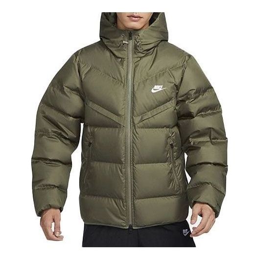 Puffer takki Nike Sportswear Therma-FIT Repel Hooded Puffer Jacket Vihreä | FZ1103-222