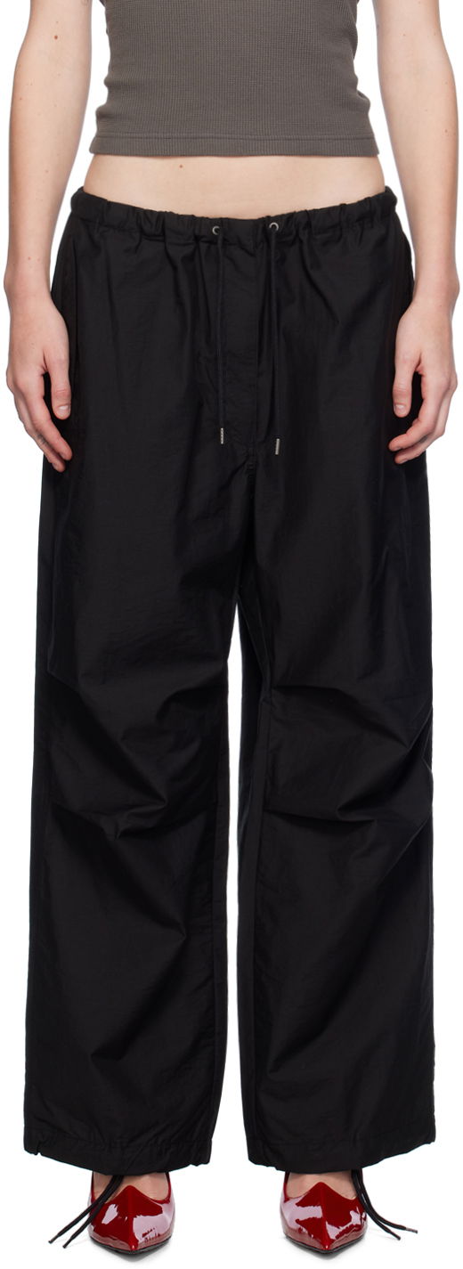 Housut Acne Studios Relaxed-Fit Trousers Musta | AK0824-
