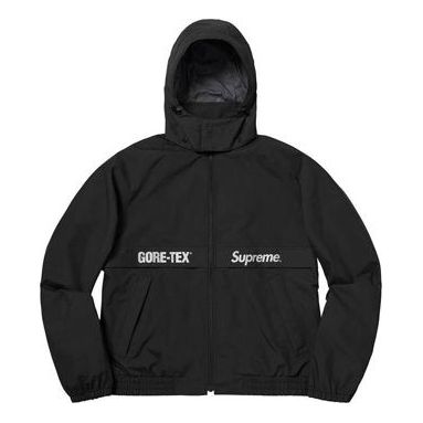 Tuulitakki Supreme GORE-TEX Court Jacket Musta | SUP-FW18-563