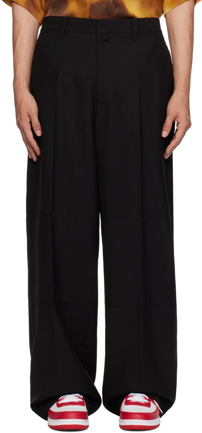 Housut Ambush AMBUSH Paneled Trousers Musta | BMCA047S23FAB0011000