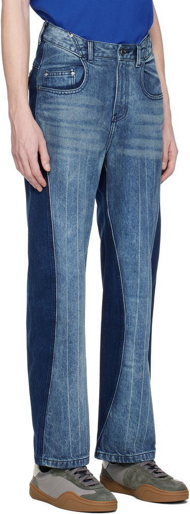 Jeans ADER ERROR ADER error Two-Tone Pinstriped Jeans Sininen | BO01SSJE0104BL, 1