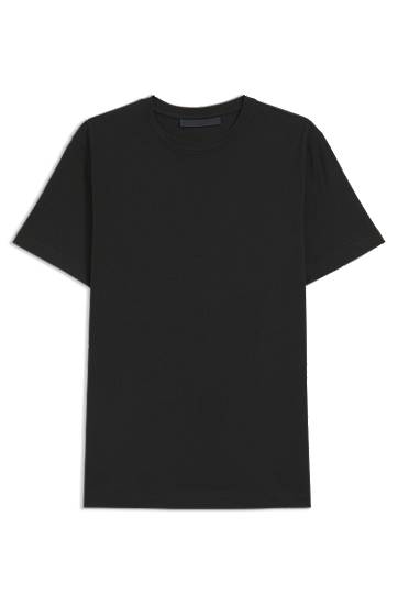 T-paita BOSS BECKHAM x BOSS Mercerised Cotton T-Shirt Musta | 50549230
