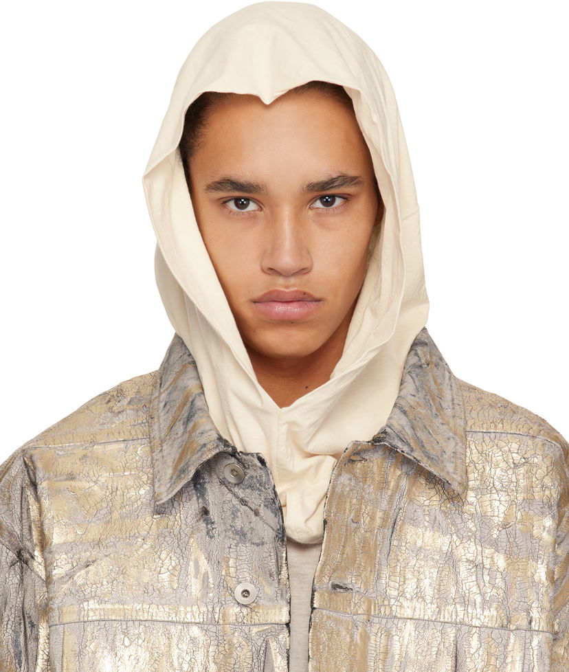 Takki Rick Owens Rick Owens DRKSHDW Hollywood Grace Hoodie Metallinen | DU01E3474 BHNDB