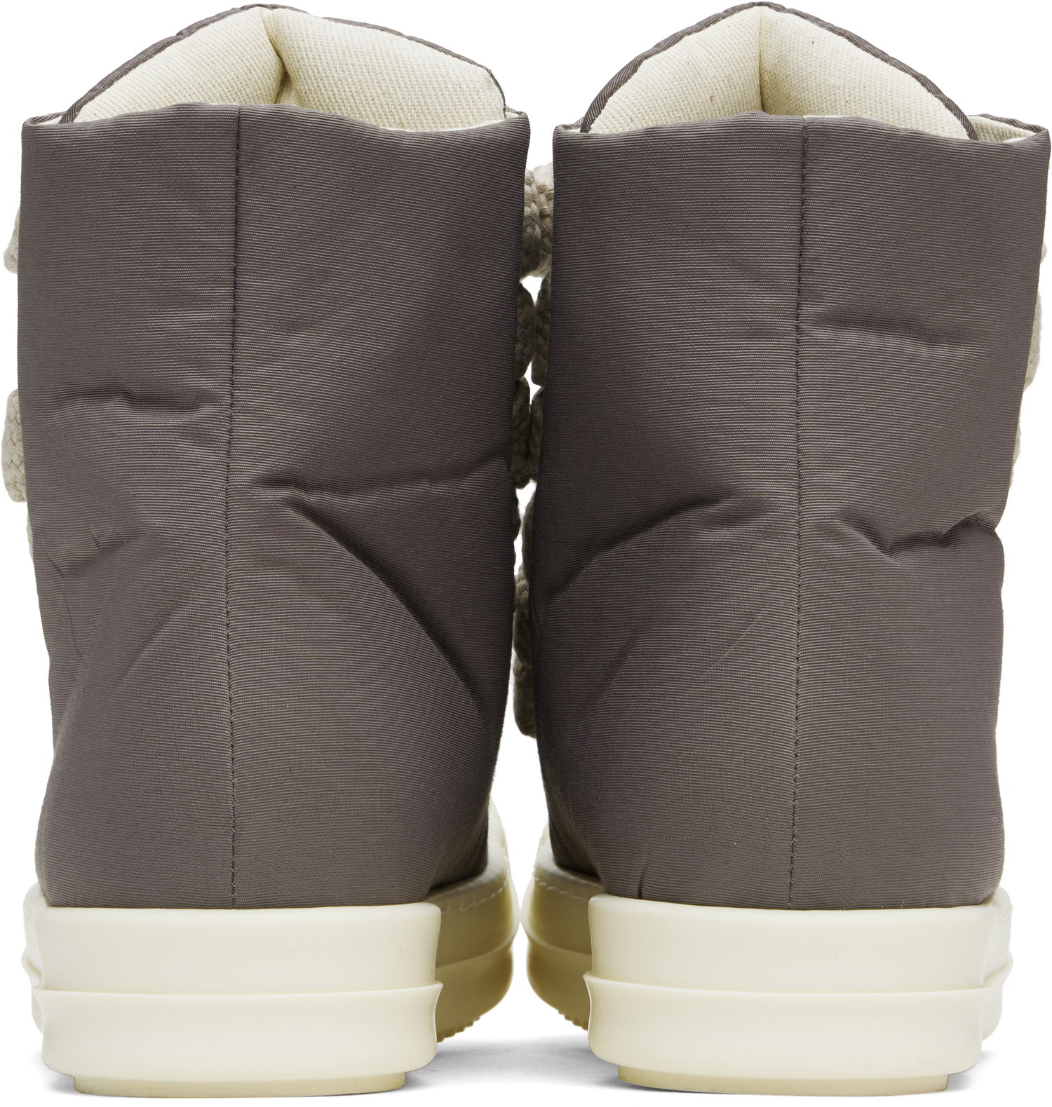 Puffer takki Rick Owens Rick Owens DRKSHDW Hollywood Jumbo Lace Puffer Harmaa | DS01E3818 MUW2, 1