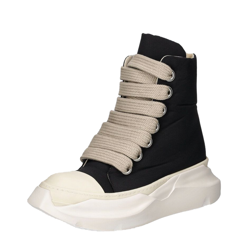 Tennarit ja kengät Rick Owens Jumbo Laces Abstract Sneak Musta | DU02D2844.MUPAW2