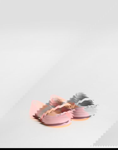 Tennarit ja kengät Dolce & Gabbana Dolce & Gabbana Patent Leather Ballet Flats For First Steps (19-26) Vaaleanpunainen | D20093A483180416, 1