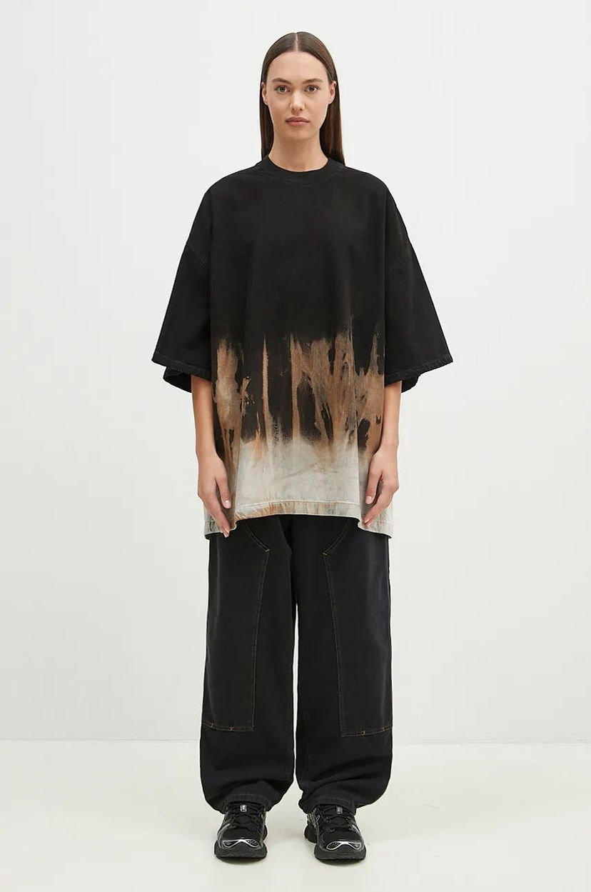 T-paita Rick Owens Tommy T Graphic T-Shirt Musta | DS02D2203.BSUN