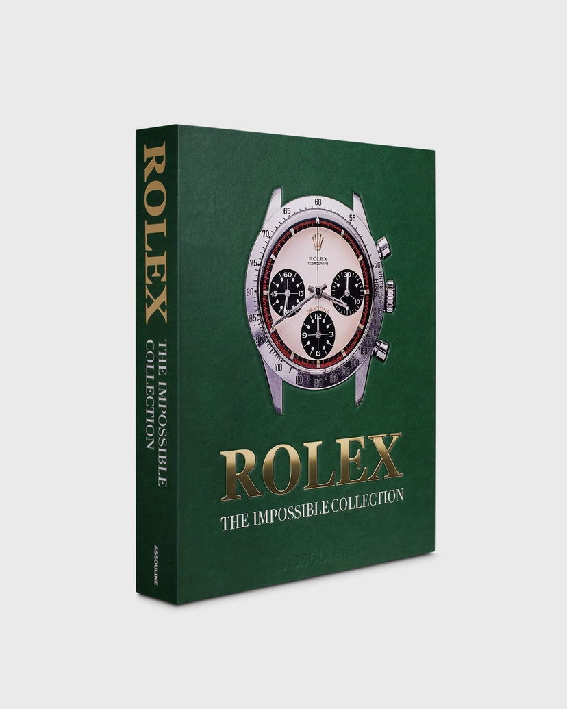 Kirja ja lehti ASSOULINE "Rolex: The Impossible Collection" By Fabienne Reybaud Vihreä | 9781614287209