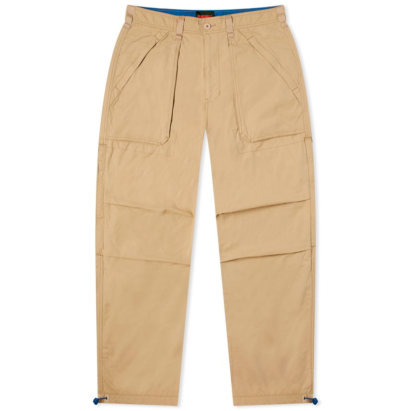 Housut Pleasures Public Utility Pants Beige | P24SP038-BEIGE