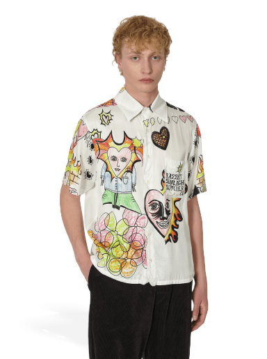 Paita PACCBET Drawings Shirt Valkoinen | PACC12B005 2