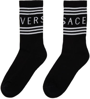 Sukat Versace Vintage Socks Musta | 1008759_1A06710_2B020, 1