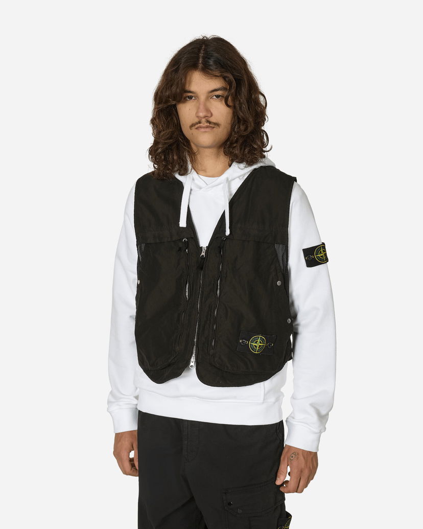 Liivi Stone Island Light-TC Vest Black Musta | 8115G03M3 V0029