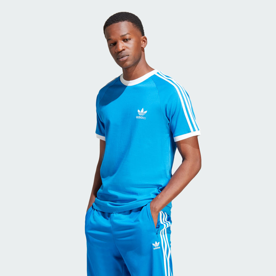 T-paita adidas Originals Adicolor Classics 3-Stripes Tee Sininen | IN7745, 0