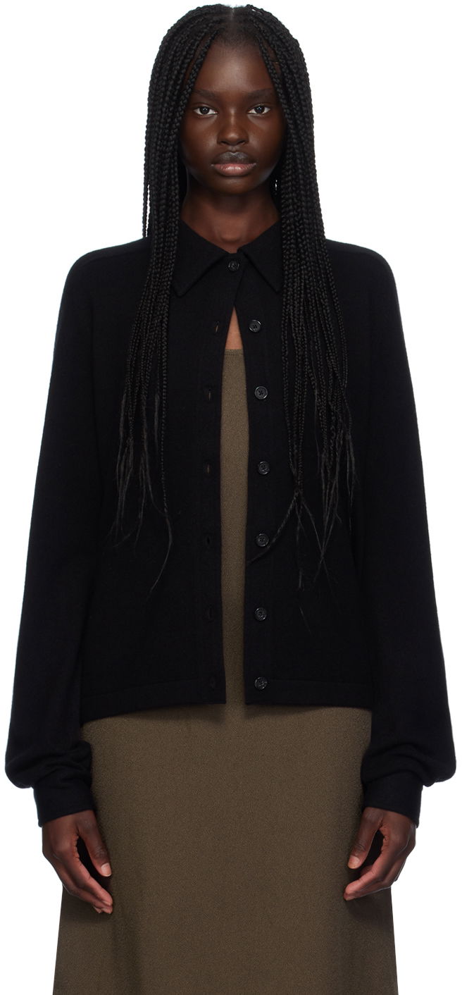 Villapaita TOTEME TOTEME Raglan Sleeve Cardigan Musta | 243-WRT0347-YA0016
