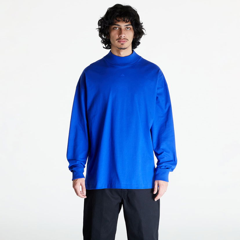 Huppari adidas Performance adidas Basketball Long Sleeve Tee UNISEX Tummansininen | IX1969
