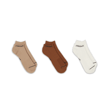 Sukat Jordan Everyday No-Show Socks (3 Pairs) Beige | DX9656-910, 1