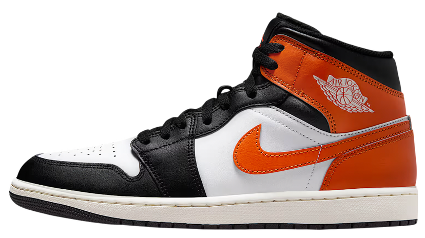 Tennarit ja kengät Jordan Jordan 1 Mid Black Toe Oranssi | DQ8426-801