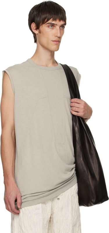 Tankkitoppi Rick Owens Concordians Splintered Tarp Paneled Sleeveless T-shirt Harmaa | RU02E1168 JR, 4