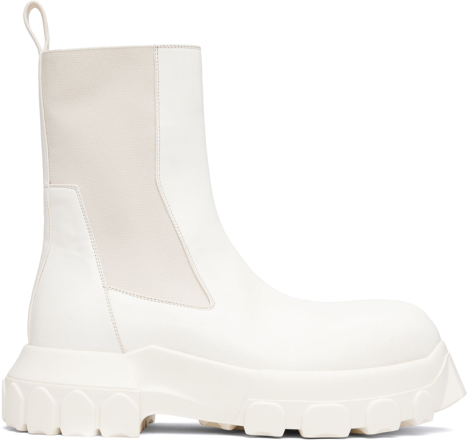 Tennarit ja kengät Rick Owens Rick Owens Concordians Beatle Bozo Tractor Chelsea Boots Valkoinen | RU02E1881 LBH, 0