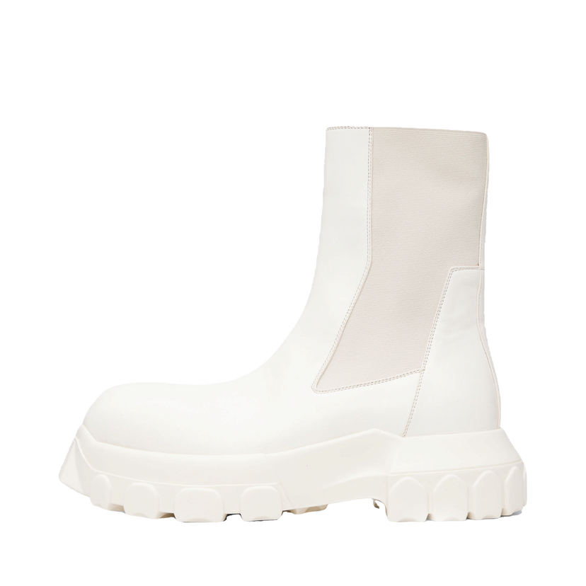Tennarit ja kengät Rick Owens Rick Owens Concordians Beatle Bozo Tractor Chelsea Boots Valkoinen | RU02E1881 LBH