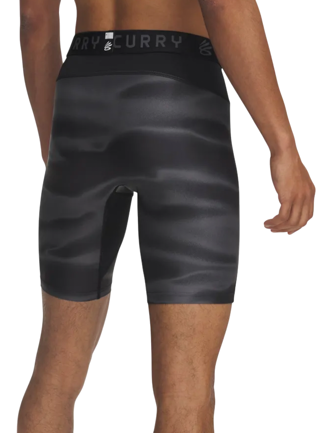 Shortsit Under Armour UA Curry HG Printed Compression Shorts Musta | 1379829-003, 1