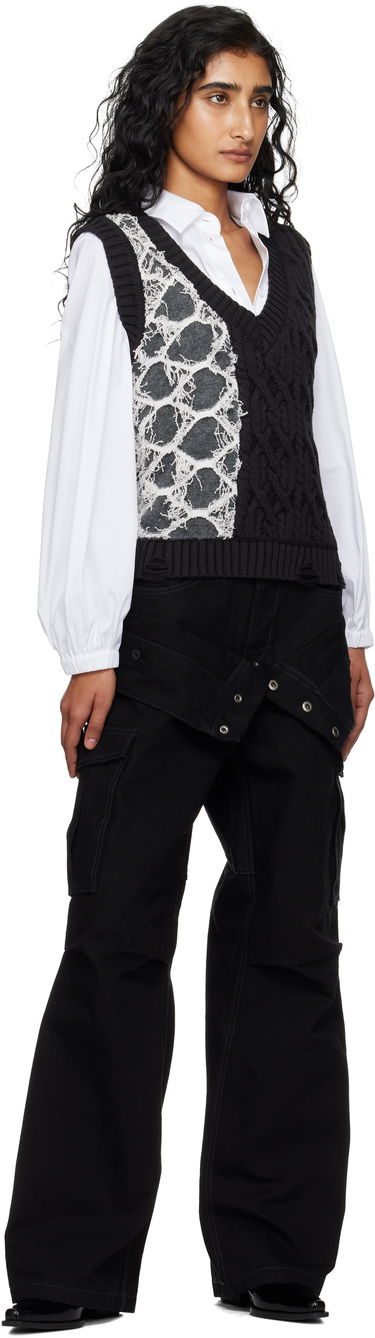 Liivi Andersson Bell Andersson Bell Boucle Cable Patchwork Knit Vest Monivärinen | atb1355w, 3