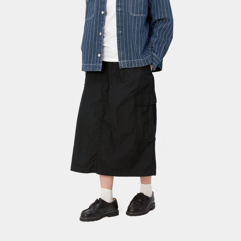 Hame Carhartt WIP Jet Cargo Skirt Musta | I033148_89_02