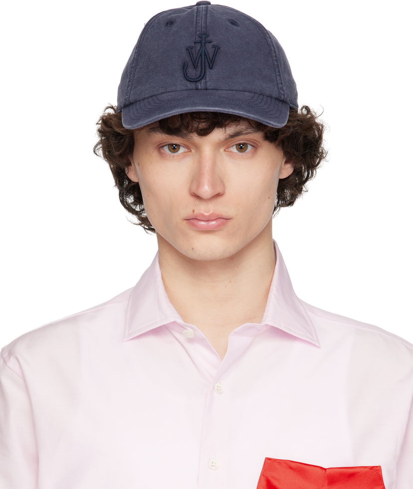 Korkki JW Anderson JW Anderson Anchor Logo Baseball Cap Tummansininen | AC0398-FA0453