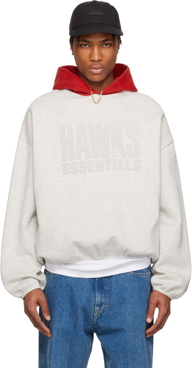 Huppari Fear of God ESSENTIALS NBA Hawks Pullover Hoodie Harmaa | 192AL246509F, 0
