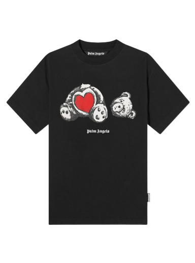 T-paita Palm Angels Bear In Love Tee Musta | PMAA001S21JER0211001