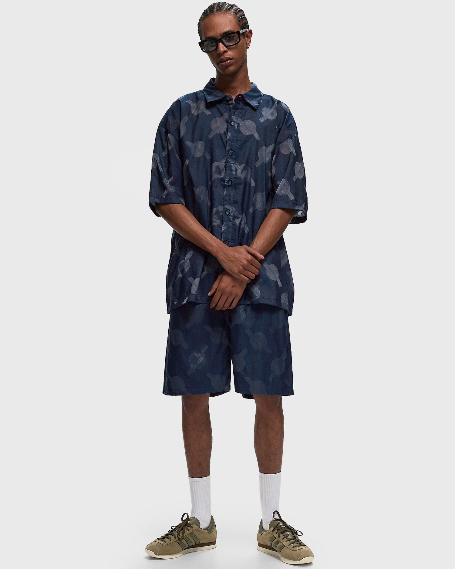 Shortsit DAILY PAPER Salim Shorts Tummansininen | 2413067, 1