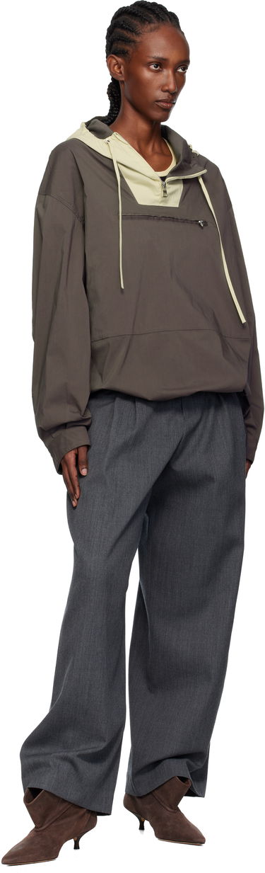 Tuulitakki JW Anderson JW Anderson Contrast Hood Anorak Ruskea | JK0415-PG1838, 3