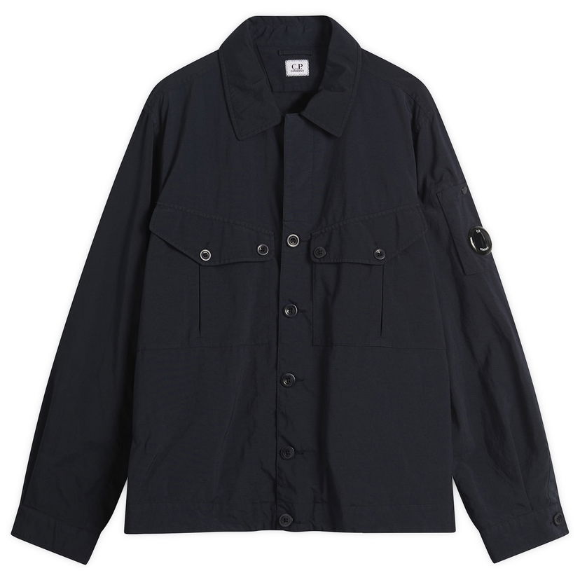 Takki C.P. Company Taylon-P Shirt Jacket Tummansininen | 19CMOS077A-005782G-888