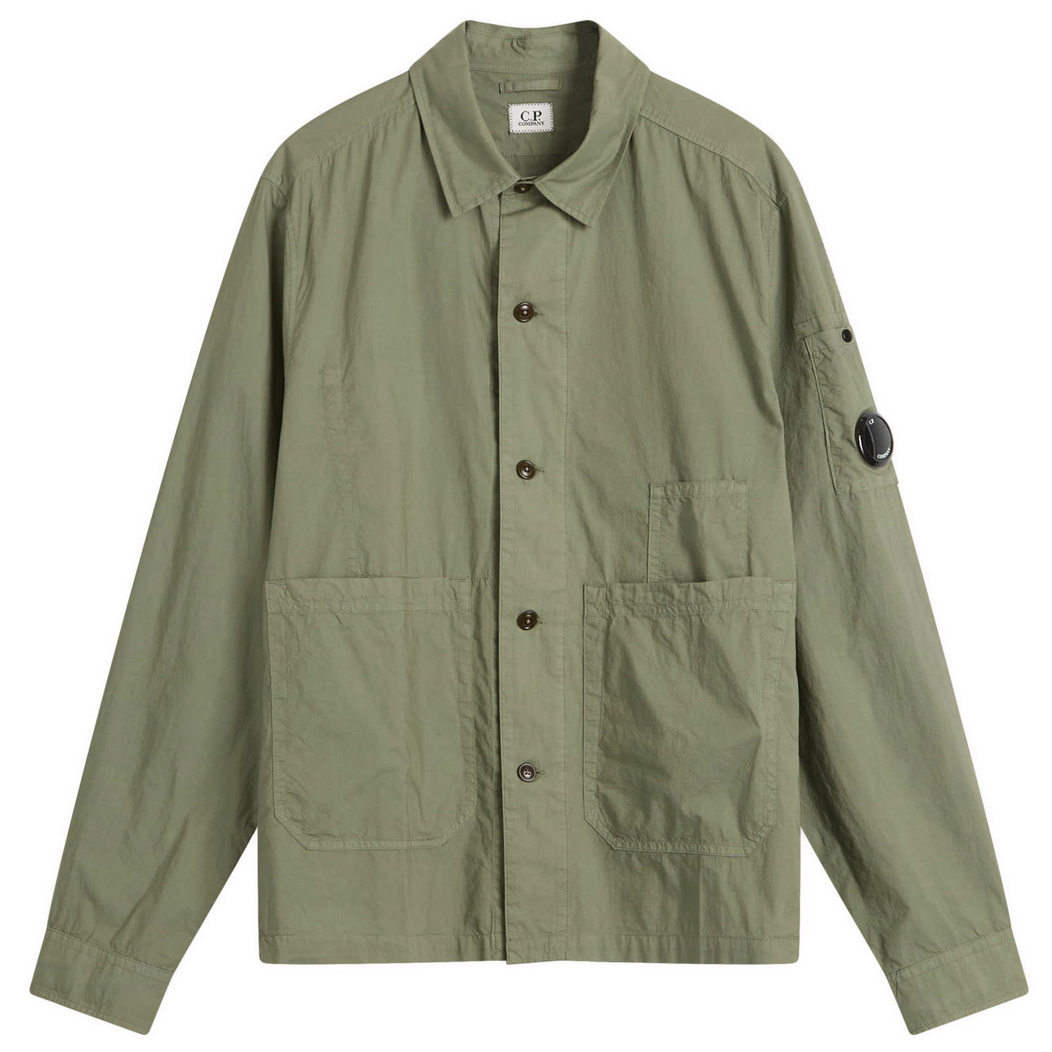 Paita C.P. Company C.P. Company Arm Lens Overshirt Vihreä | 18CMOS238A-005328G-GRN, 0
